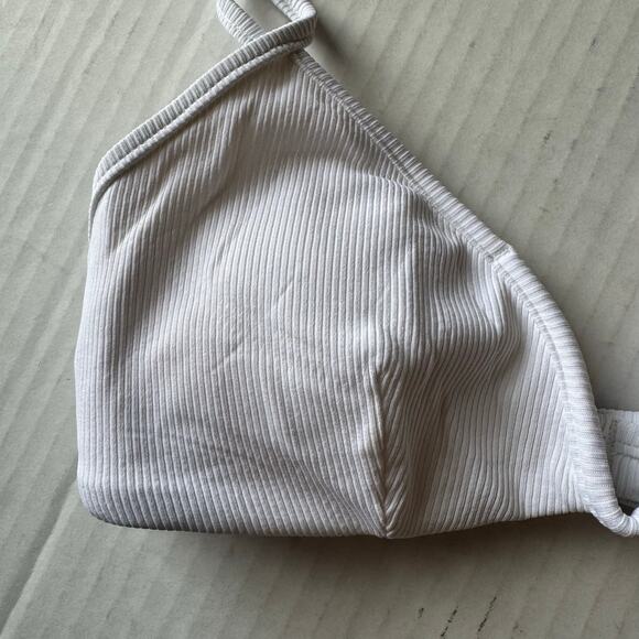 L*Space Ribbed Helena Bikini Top - White NWT Size XS - Picture 6 of 6